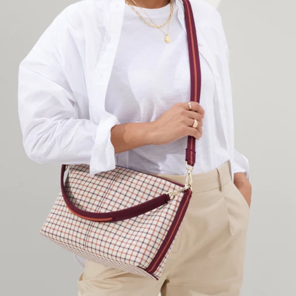 NWOT Rothy’s Malbec Grid, The Daily Crossbody 👜